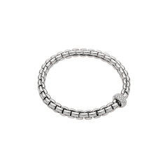 Fope's 18K White Gold Eka Flex'it Diamond Bracelet
