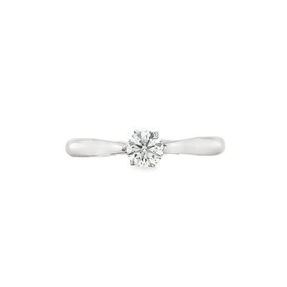 Hans Krieger's 18K White Gold Six-prong Solitaire Diamond Engagement Ring