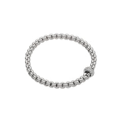 Fope's 18K White Gold Eka Flex'it Diamond Bracelet