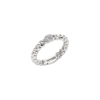 Fope's 18K White Gold Eka Diamond Ring