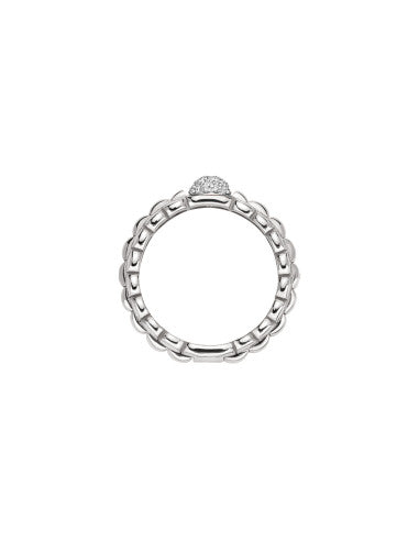 Fope's 18K White Gold Eka Diamond Ring