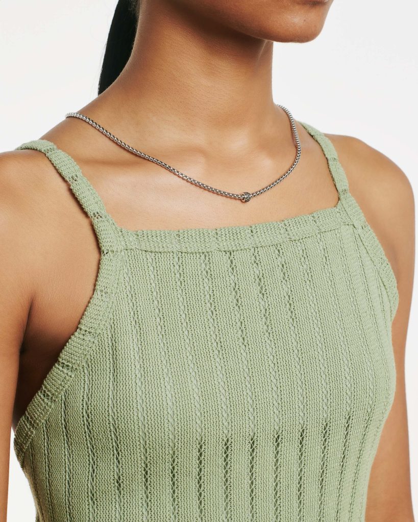 Fope's 18K White Gold Eka Rope Diamond Necklace