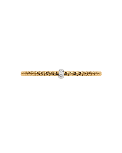 Fope's 18K Yellow Gold Eka Flex'it Diamond Bracelet