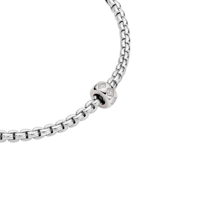 Fope's 18K White Gold Eka Rope Diamond Necklace