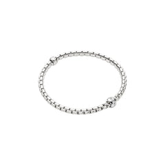 Fope's 18K White Gold Eka Flex'it Diamond Bracelet