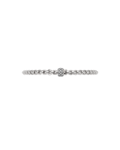 Fope's 18K White Gold Eka Flex'it Diamond Bracelet