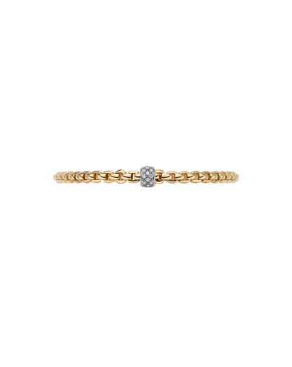 Fope's 18K Yellow Gold Eka Flex'it Diamond Bracelet