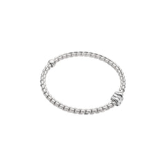 Fope's 18K White Gold Eka Flex'it Multi-rondel Diamond Bracelet