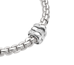 Fope's 18K White Gold Eka Diamond Bracelet