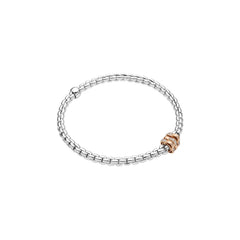 Fope's 18K White Gold Eka Flex'it Diamond Bracelet