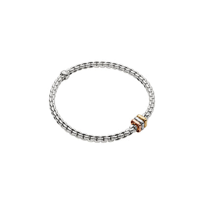 Fope's 18K White Gold Eka Flex'it Multi-rondel Bracelet