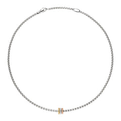 Fope's 18K White Gold Multi-rondel Eka Rope Necklace