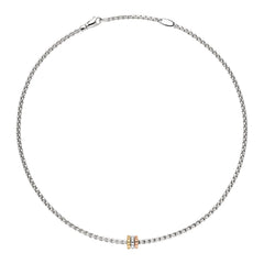 Fope's 18K White Gold Multi-rondel Eka Rope Necklace