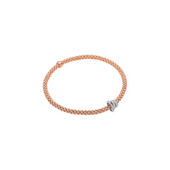 Fope's 18K Rose Gold Prima Diamond Bracelet