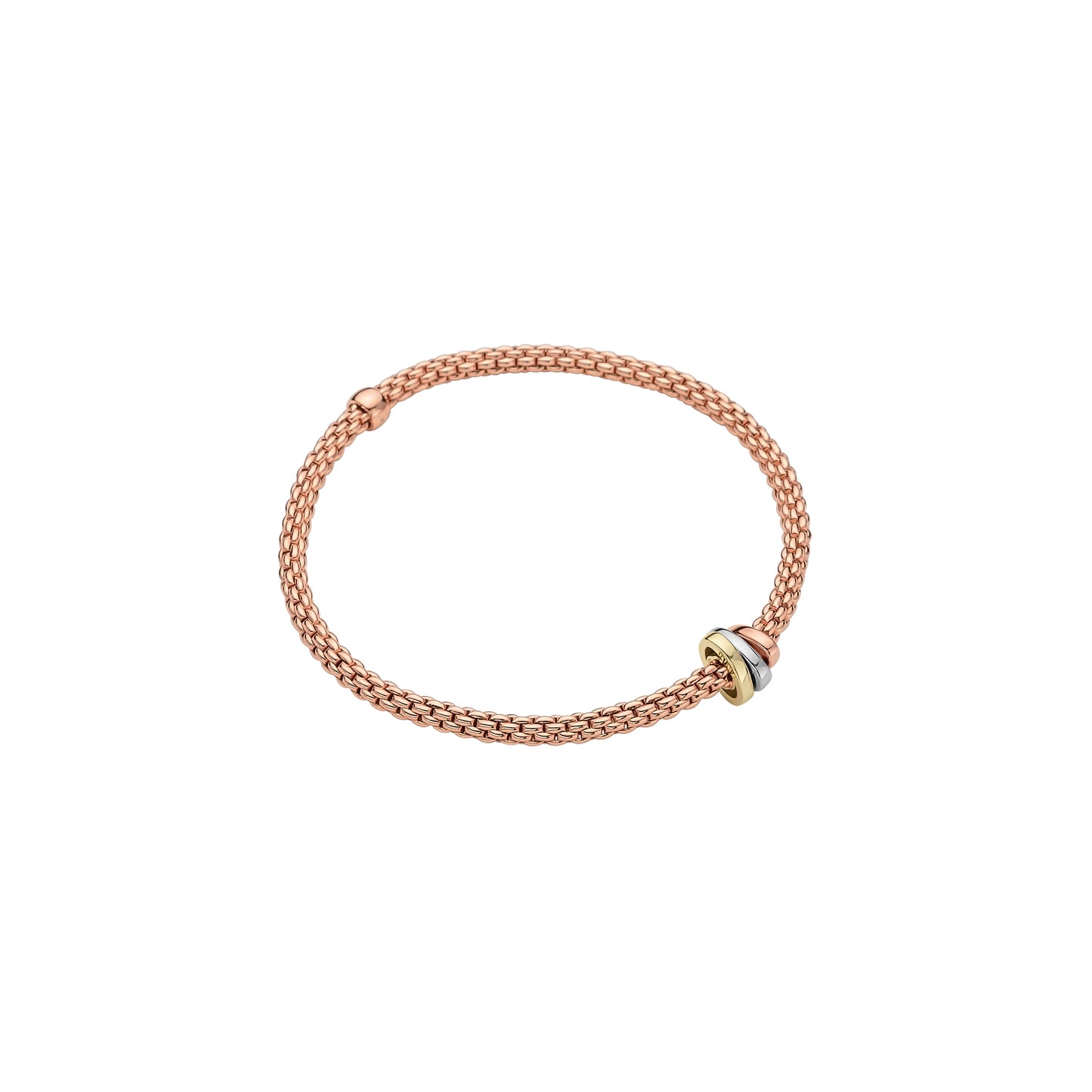 Fope's 18K Rose Gold Prima Flex'it Bracelet