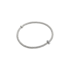 Fope's 18K White Gold Prima Flex'it Diamond Bracelet