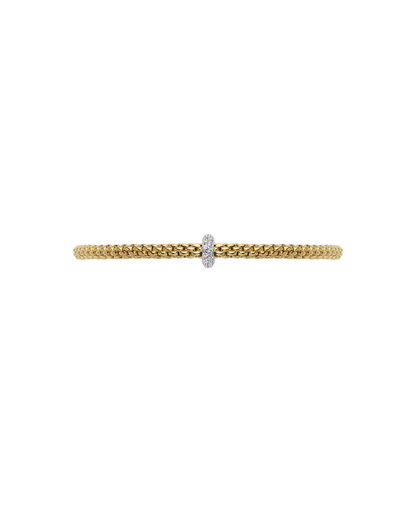 Fope's 18K Yellow Gold Prima Flex'it Diamond Bracelet
