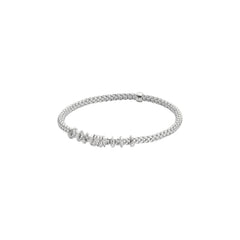 Fope's 18K White Gold Multi-rondel Prima Diamond Bracelet