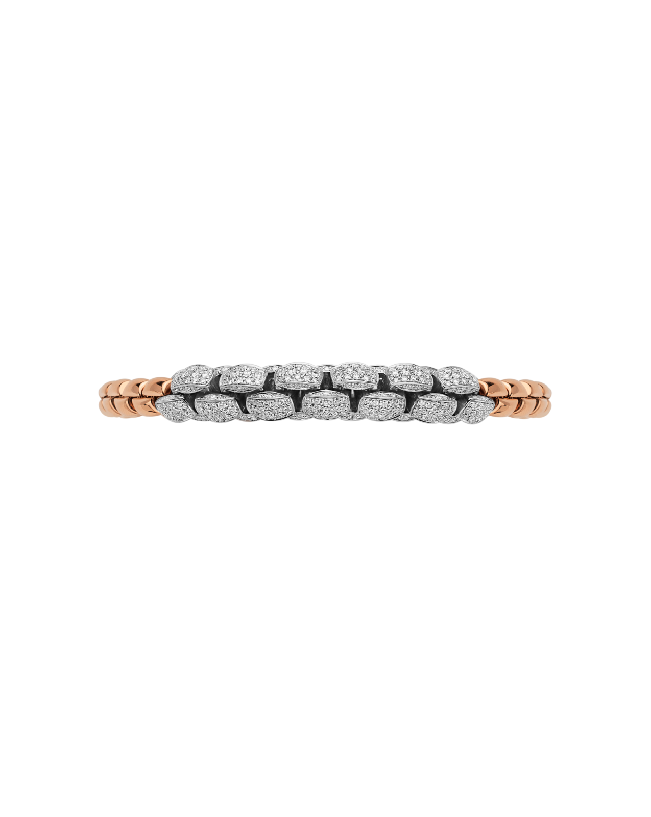 Fope's 18K Rose Gold Eka Diamond Bracelet