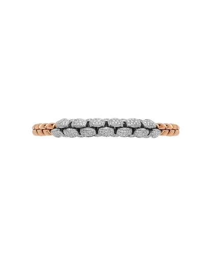Fope's 18K Rose Gold Eka Flex'it Diamond-link Bracelet