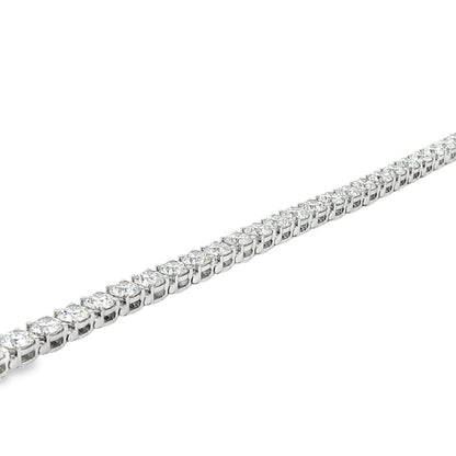 Jai's 18K White Gold 7.5-carat Diamond Tennis Bracelet