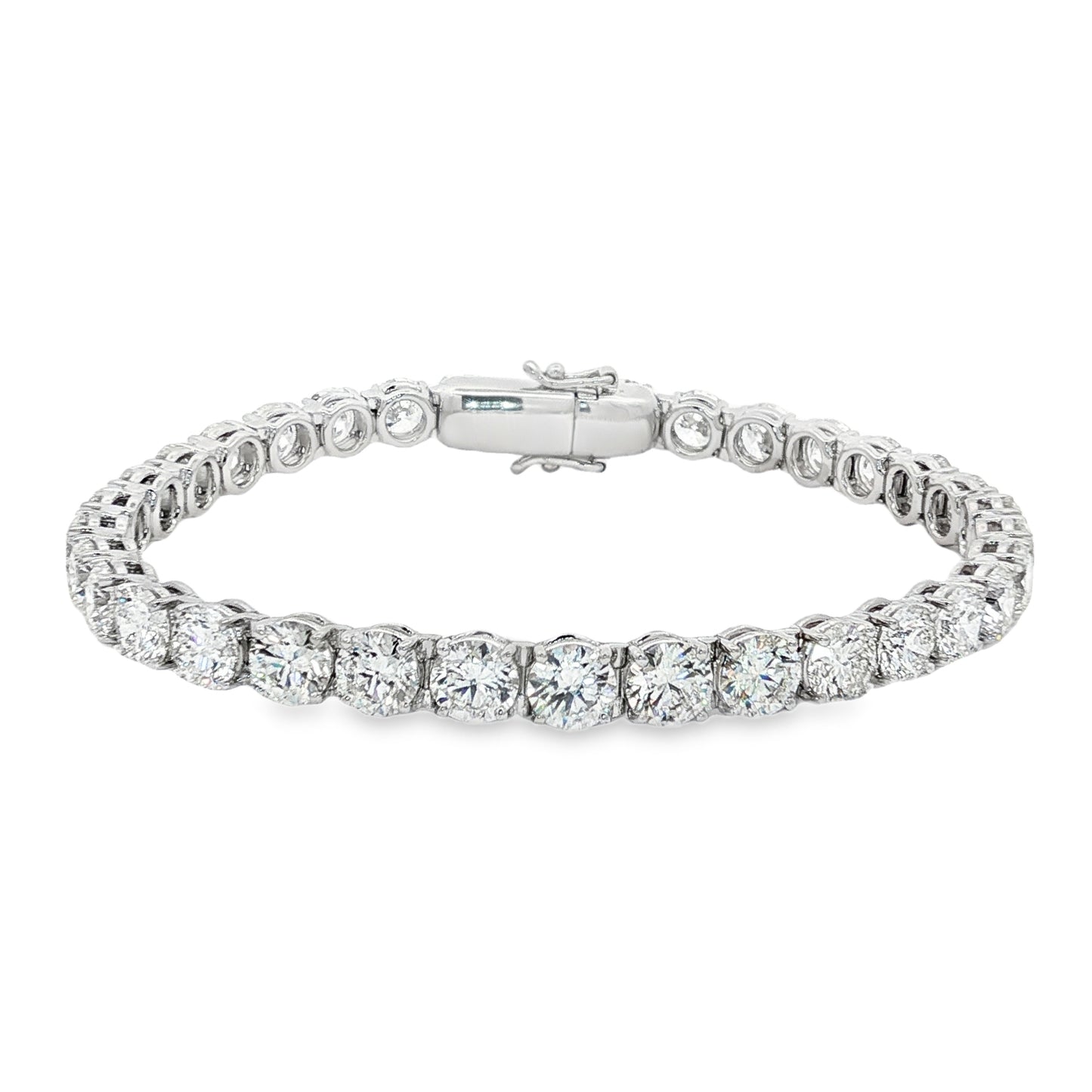 Jai's 18K White Gold 17-carat Diamond Tennis Bracelet
