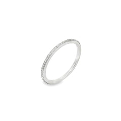 Jai's 14K White Gold 0.2-carat Diamond Eternity Ring