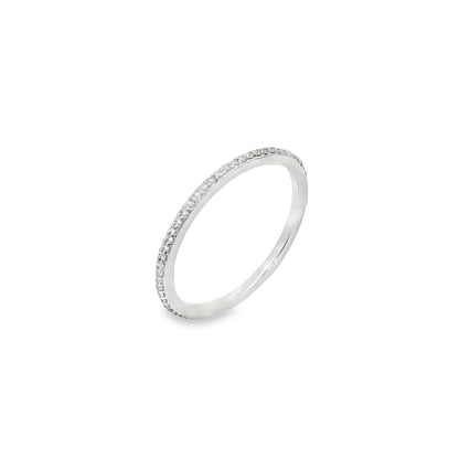 Jai's 14K White Gold 0.2-carat Diamond Eternity Ring