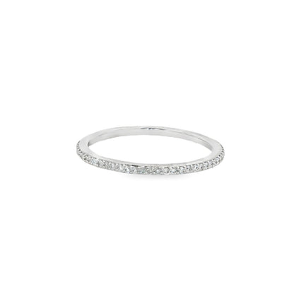 Jai's 14K White Gold 0.2-carat Diamond Eternity Ring