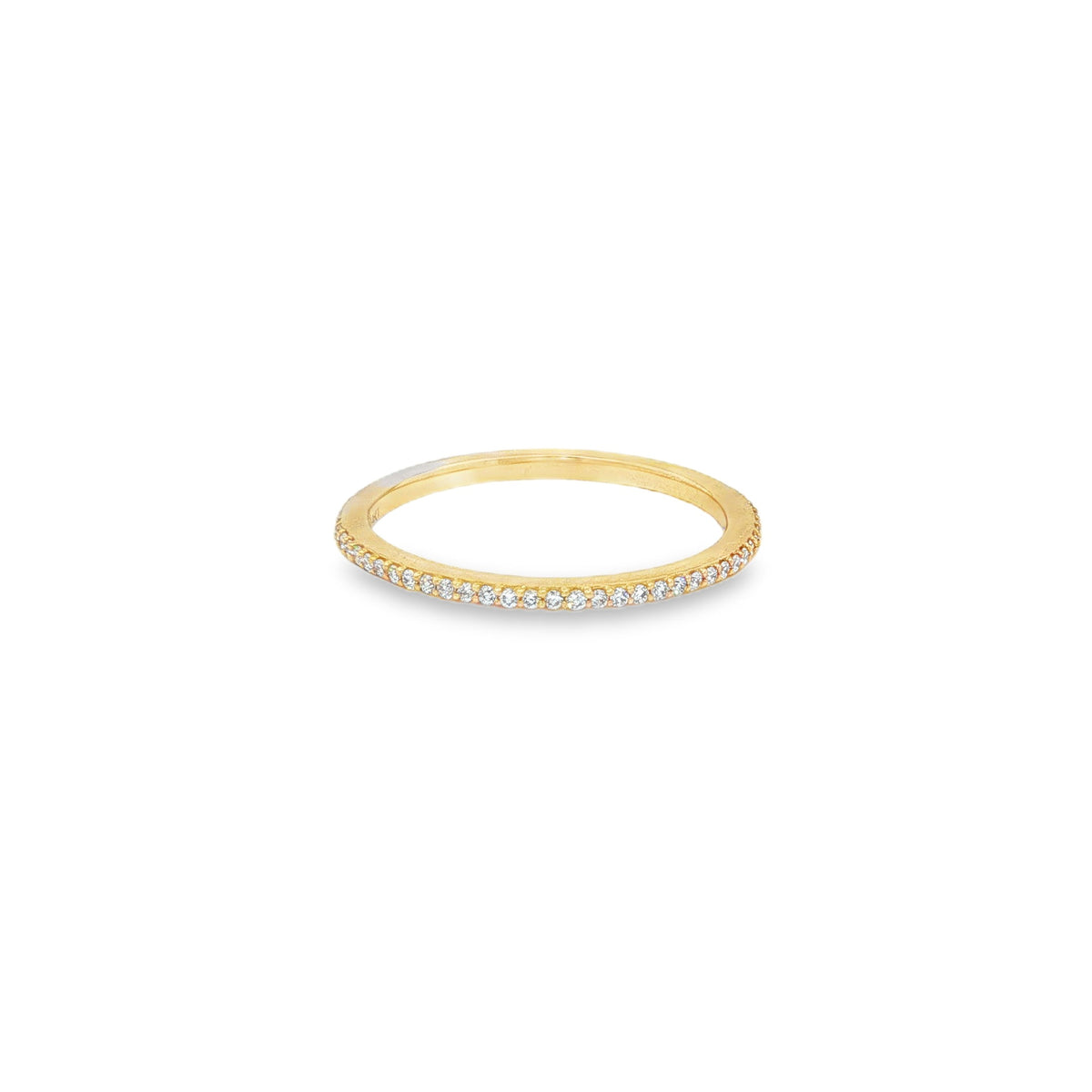 Jai's 14K Yellow Gold 0.2-carat Diamond Eternity Ring