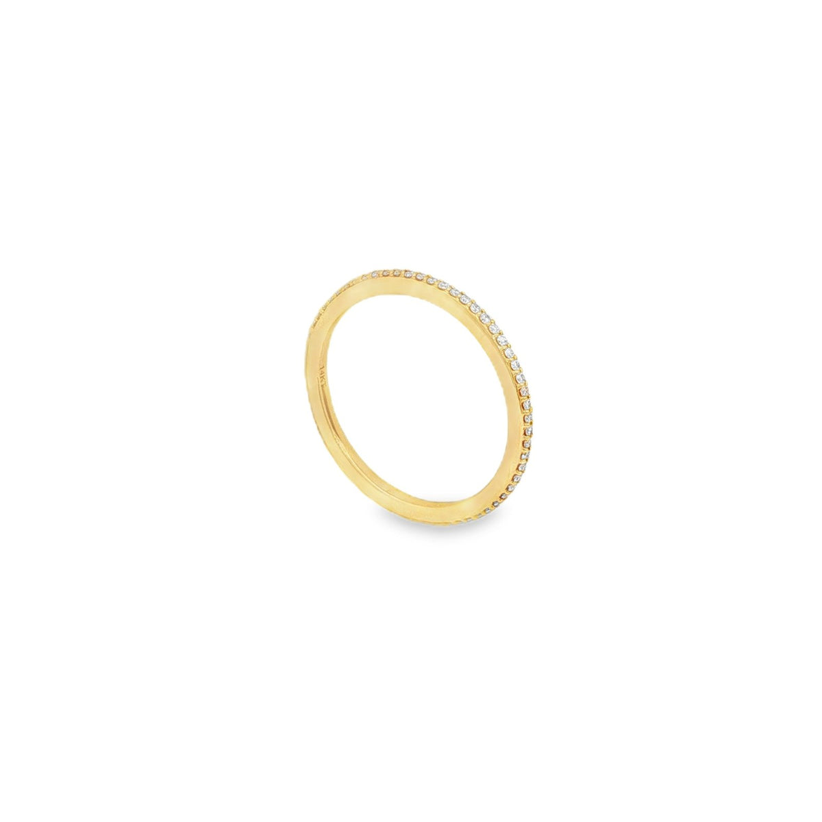 Jai's 14K Yellow Gold 0.2-carat Diamond Eternity Ring