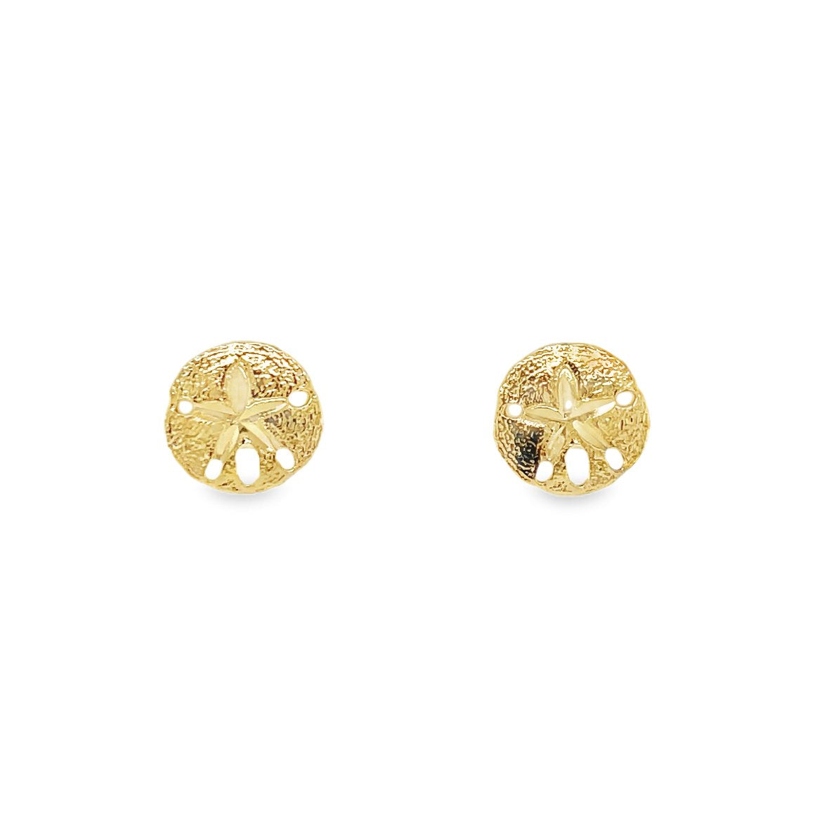 Jai's 14K Yellow Gold Sand Dollar Studs