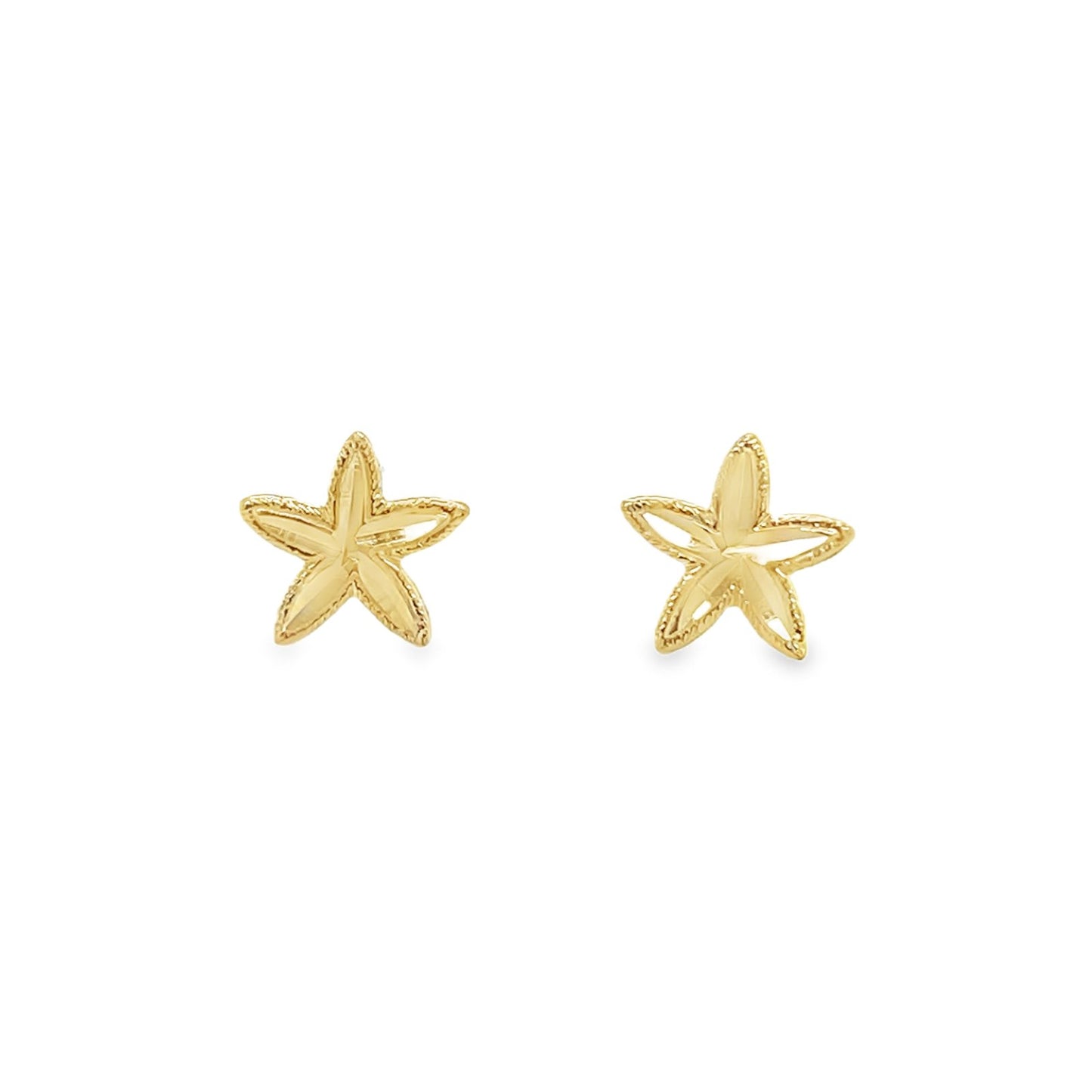 Jai's 14K Yellow Gold Starfish Studs