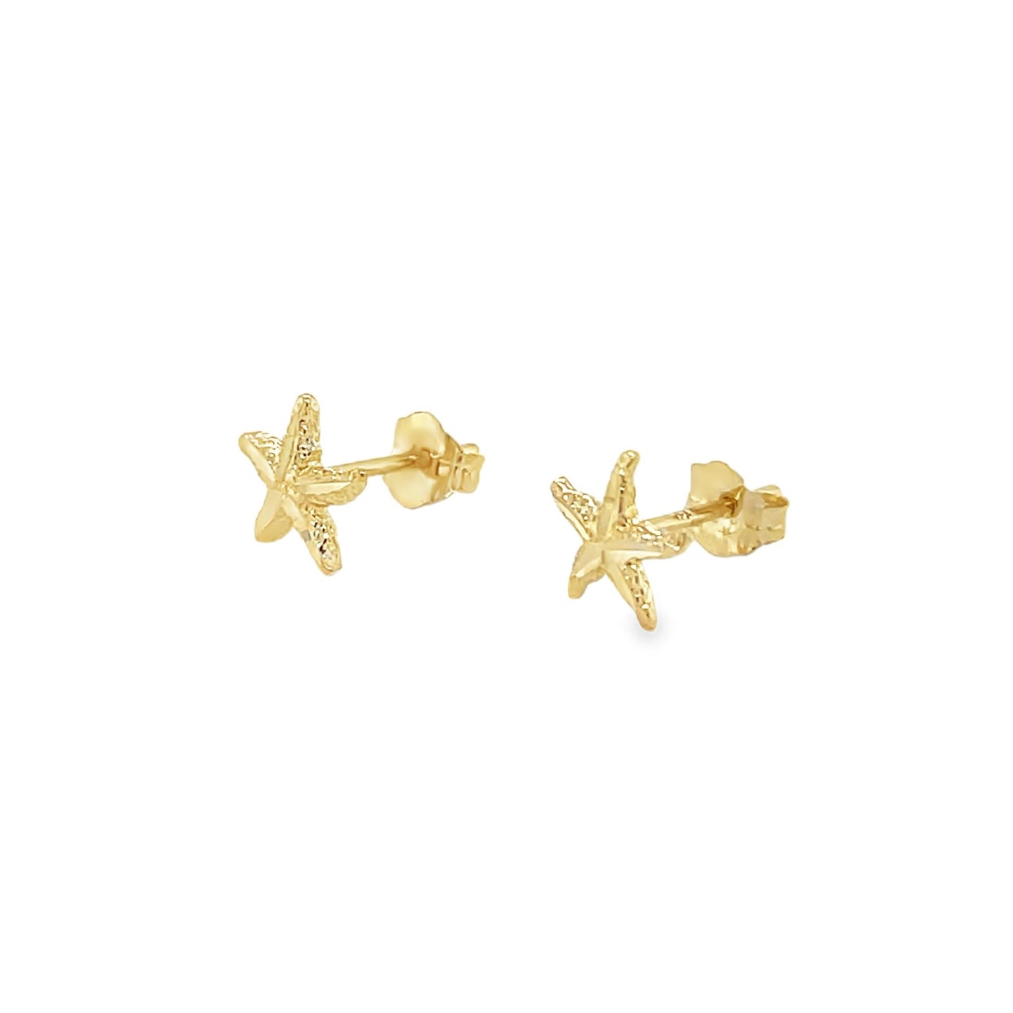 Jai's 14K Yellow Gold Starfish Studs