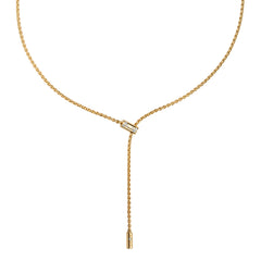 Fope's 18K Yellow Gold Aria Diamond Lariat Necklace