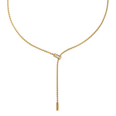 Fope's 18K Yellow Gold Aria Diamond Lariat Necklace