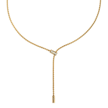 Fope's 18K Yellow Gold Aria Diamond Lariat Necklace