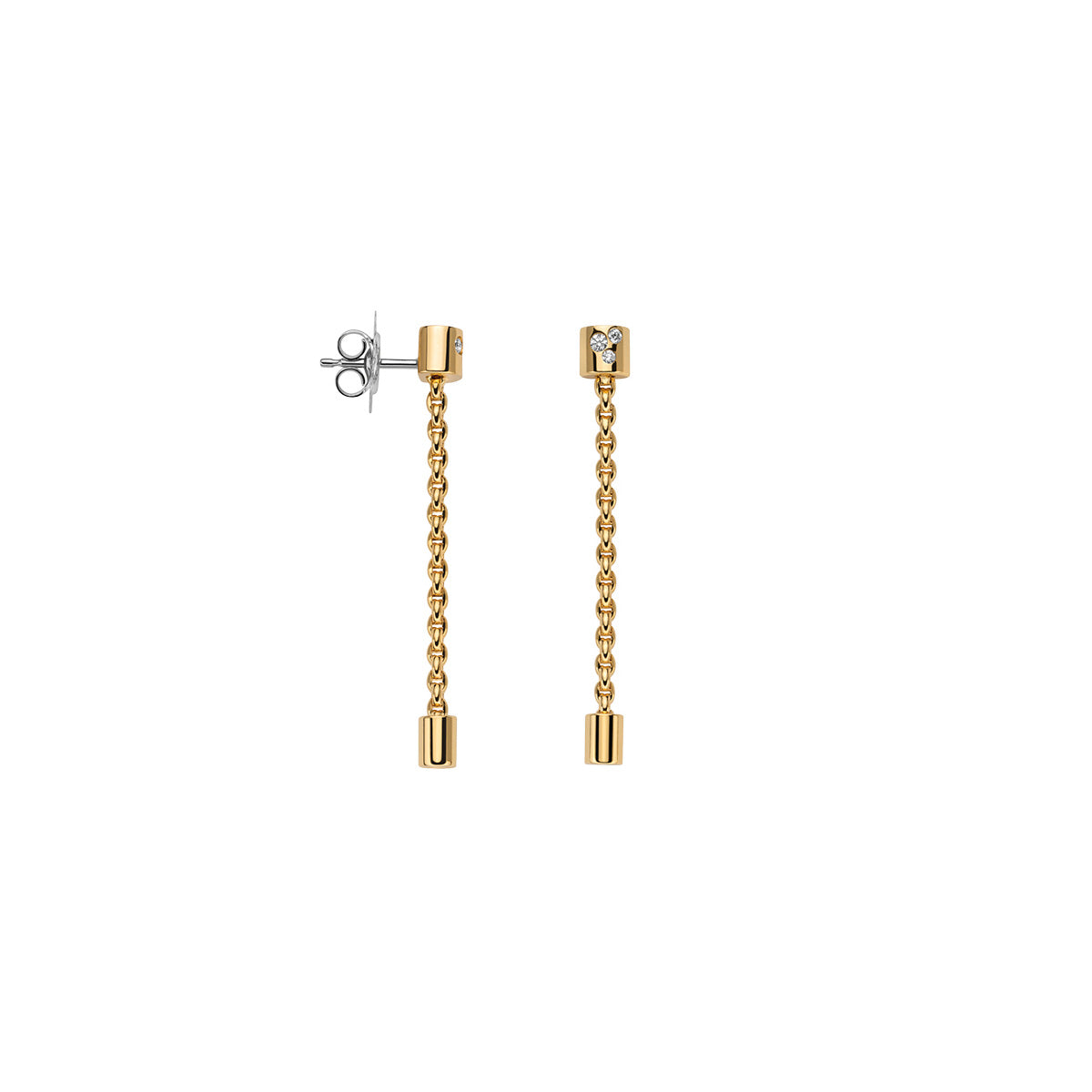 Fope's 18K Yellow Gold Aria Diamond Earrings
