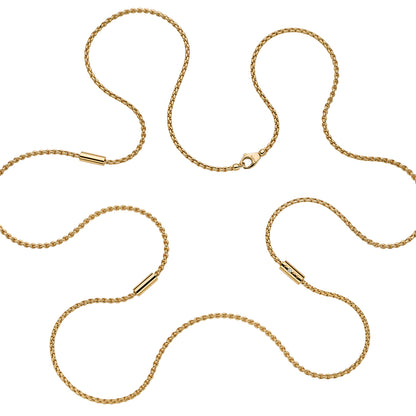Fope's 18K Yellow Gold Aria Solitaire Diamond Necklace - 16"