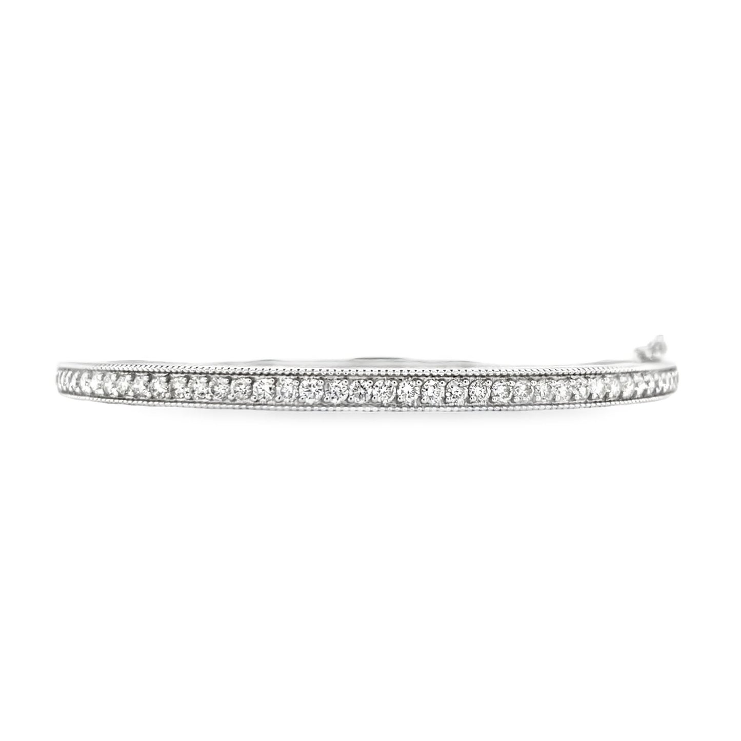 Jai's 18K White Gold Diamond Bangle