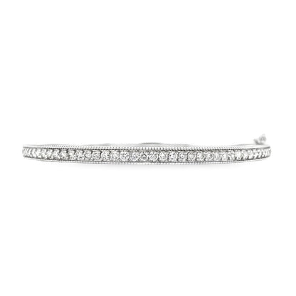 Jai's 18K White Gold Diamond Bangle