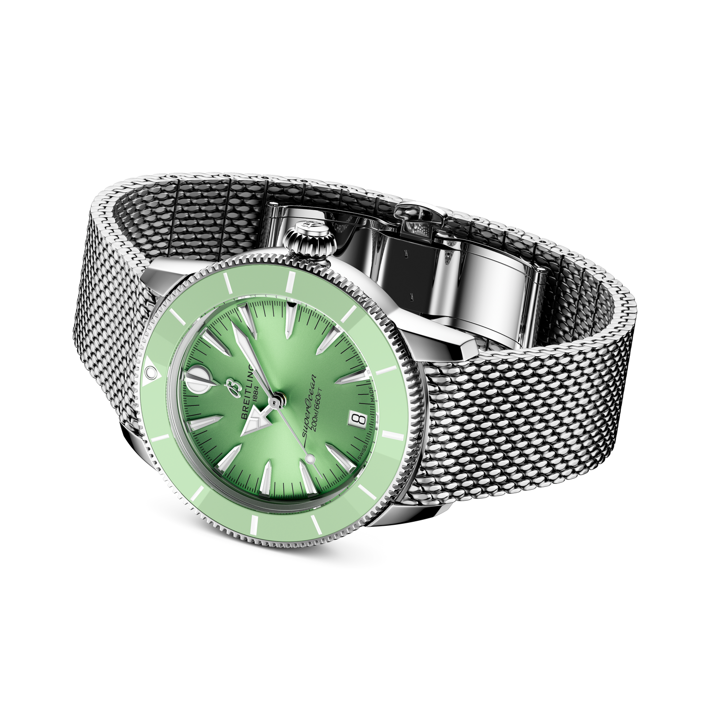 Breitling's Superocean Heritage Automatic 36 with Green Dial