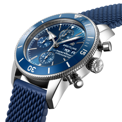 Breitling's Superocean Heritage Chronograph 44 with Blue Dial