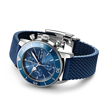 Breitling's Superocean Heritage Chronograph 44 with Blue Dial