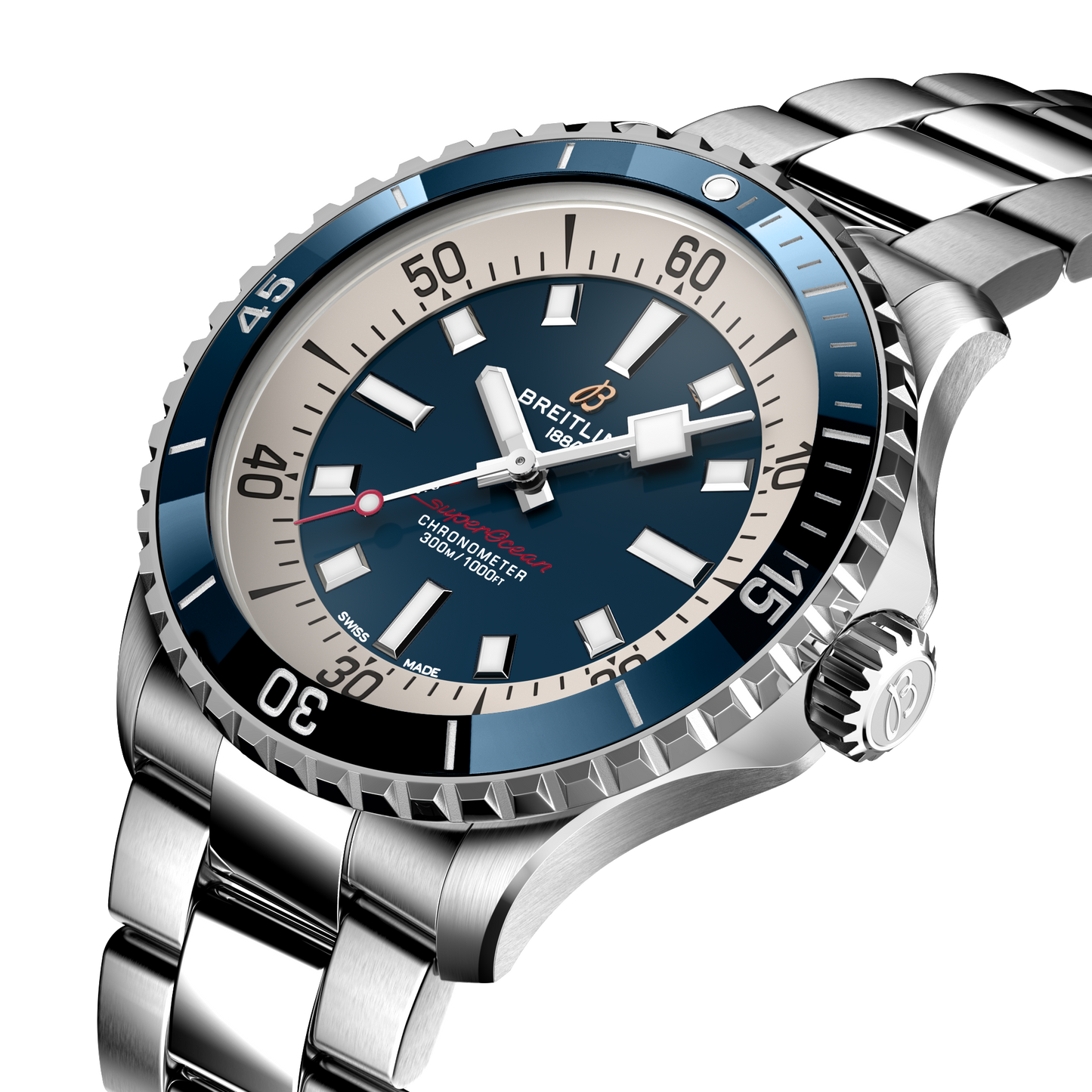 Breilting's Superocean Automatic 42 with Blue Dial