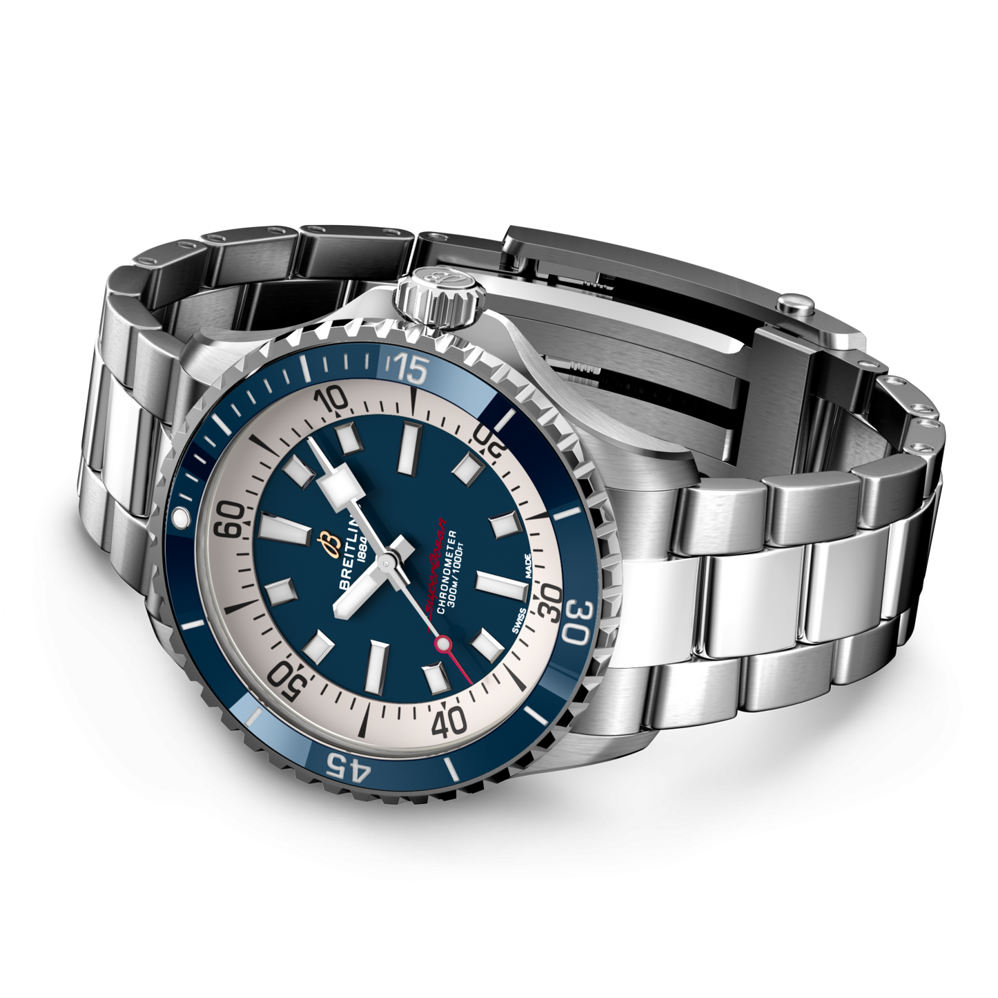 Breilting's Superocean Automatic 42 with Blue Dial