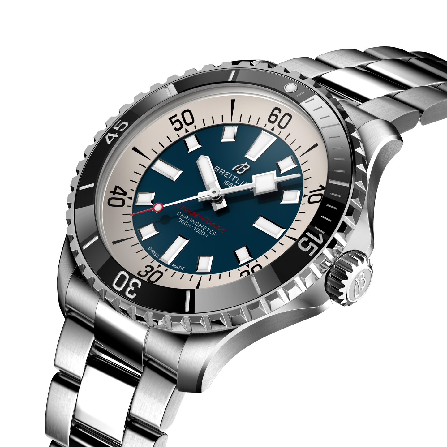 Breitling's Superocean Automatic 44 with Navy Blue Dial