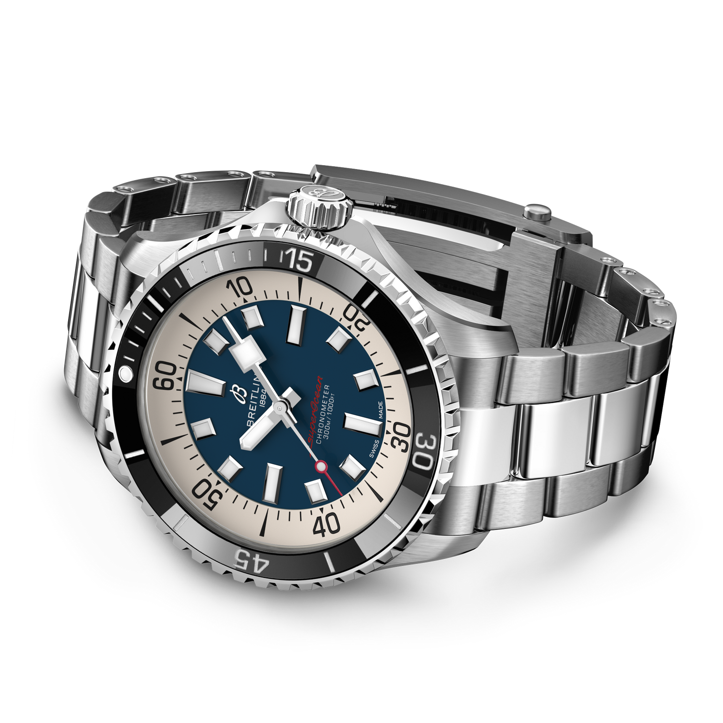 Breitling's Superocean Automatic 44 with Navy Blue Dial