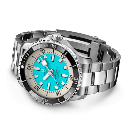Breitling's Superocean Automatic 44 with Turquoise Dial