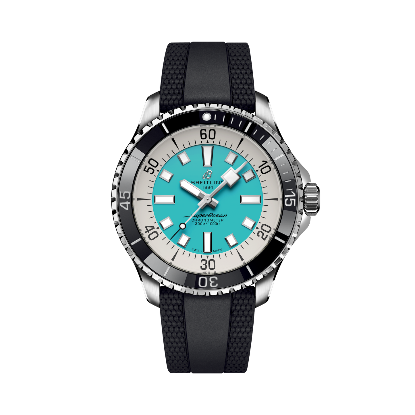 Breitling's Superocean Automatic 44 with Turquoise Dial